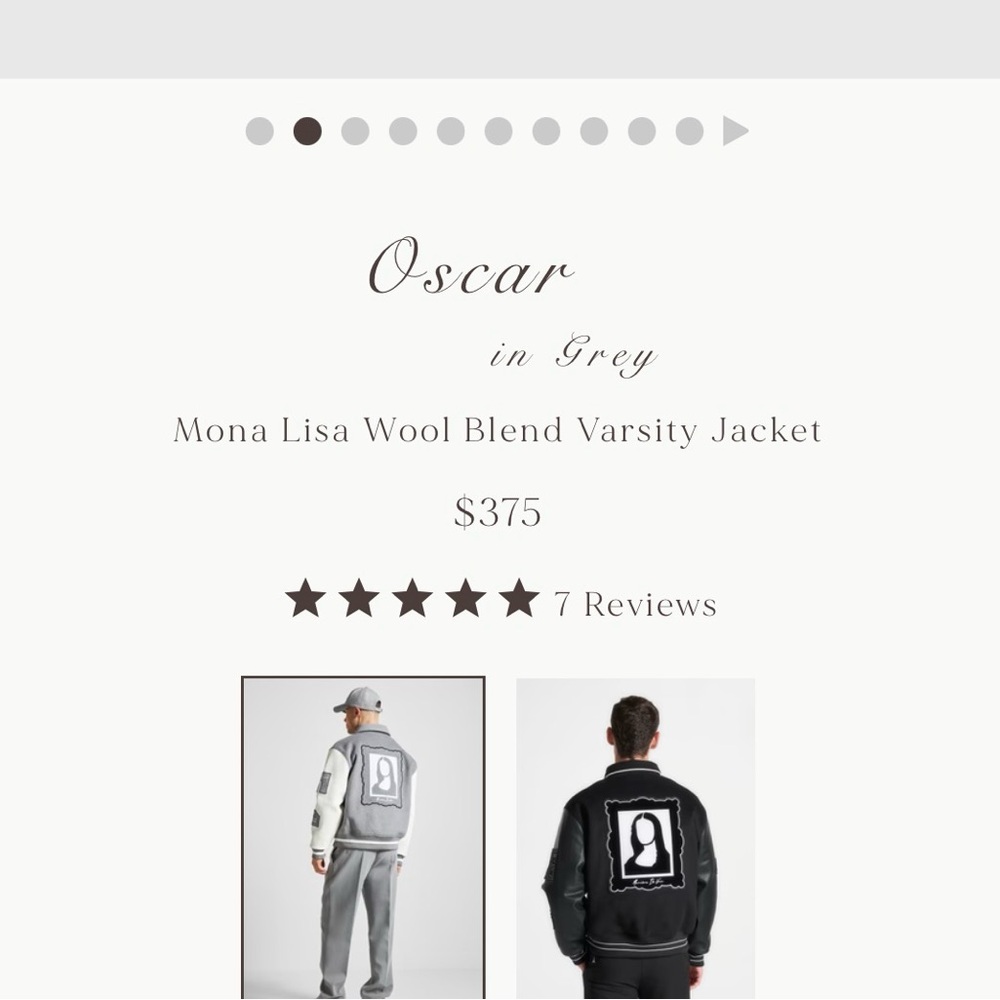 Gray and White Varsity Jacket - image 10